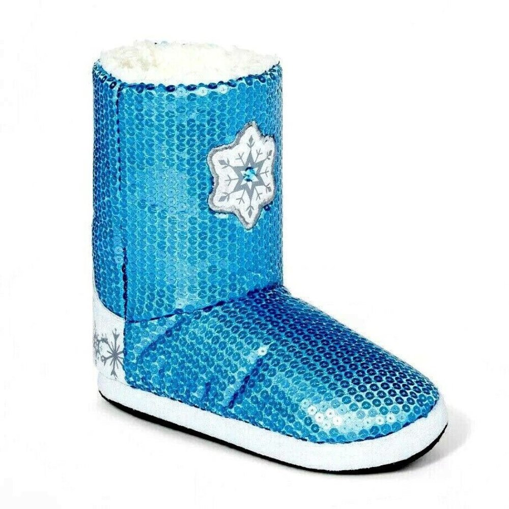 Disney Frozen 2 Sequin Winter Booties Slippers